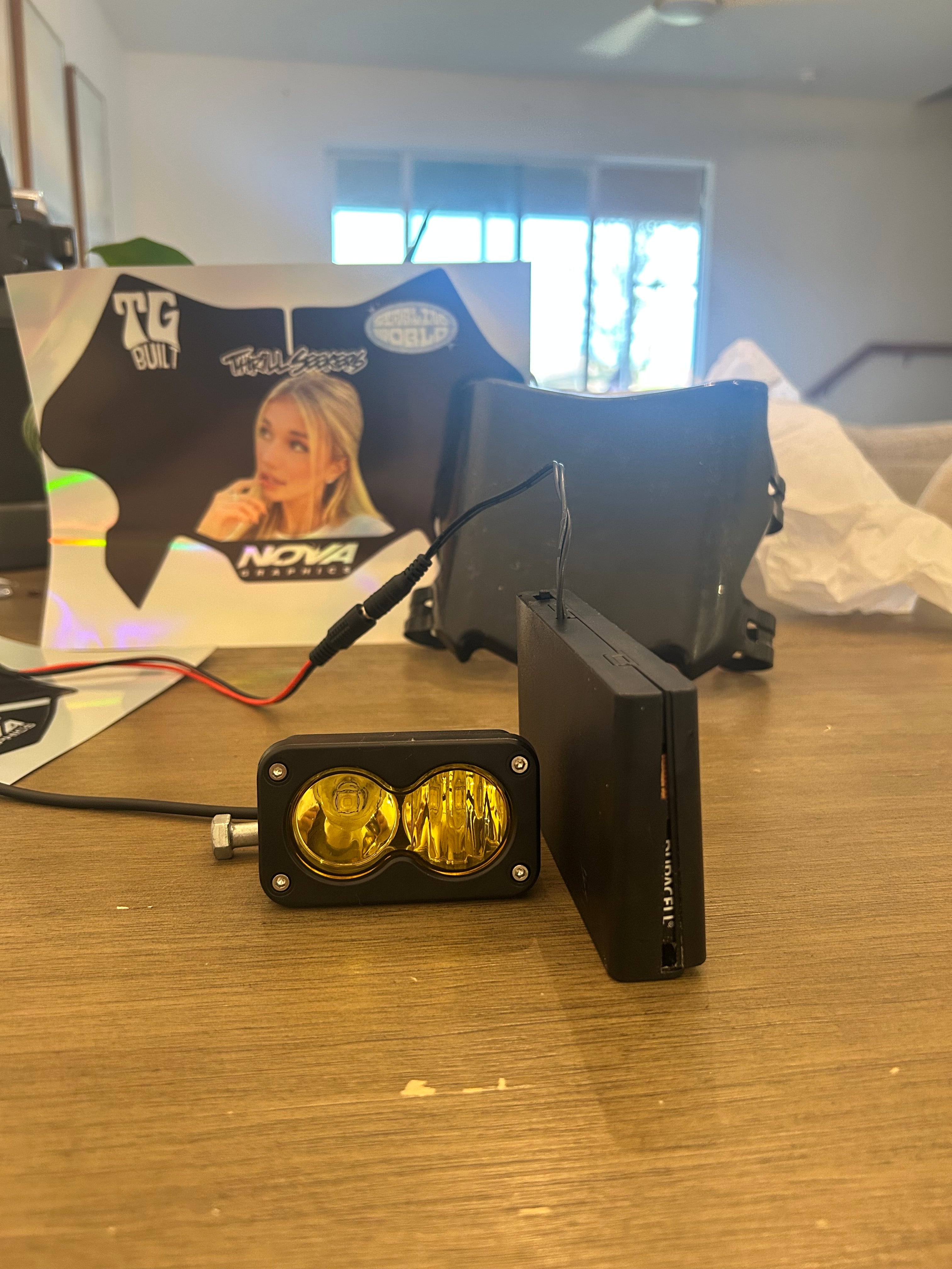 Battery powered Baja light ￼