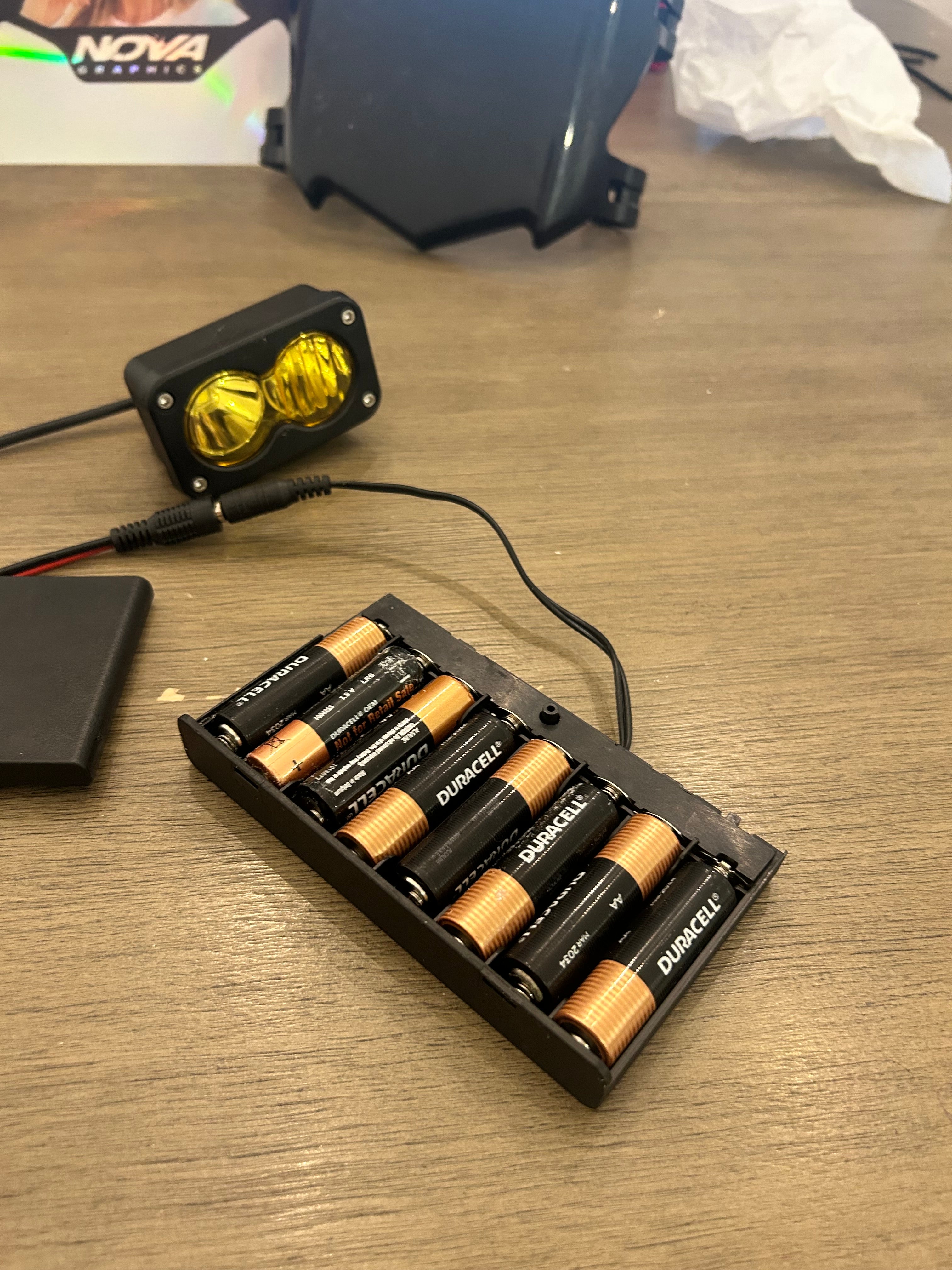Battery powered Baja light ￼