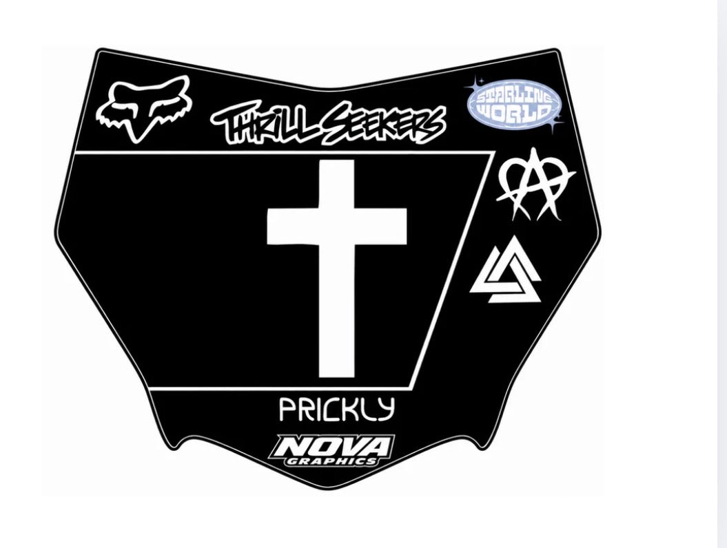 Custom cross decal