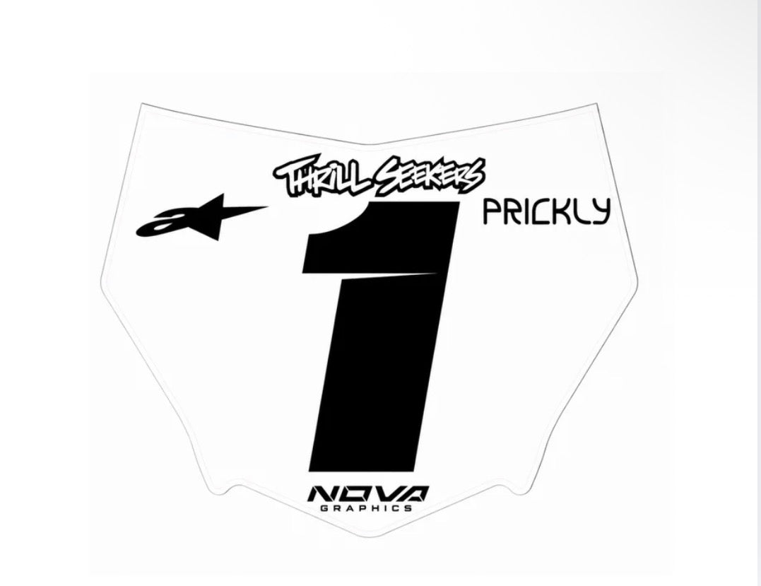 White motocutz decal