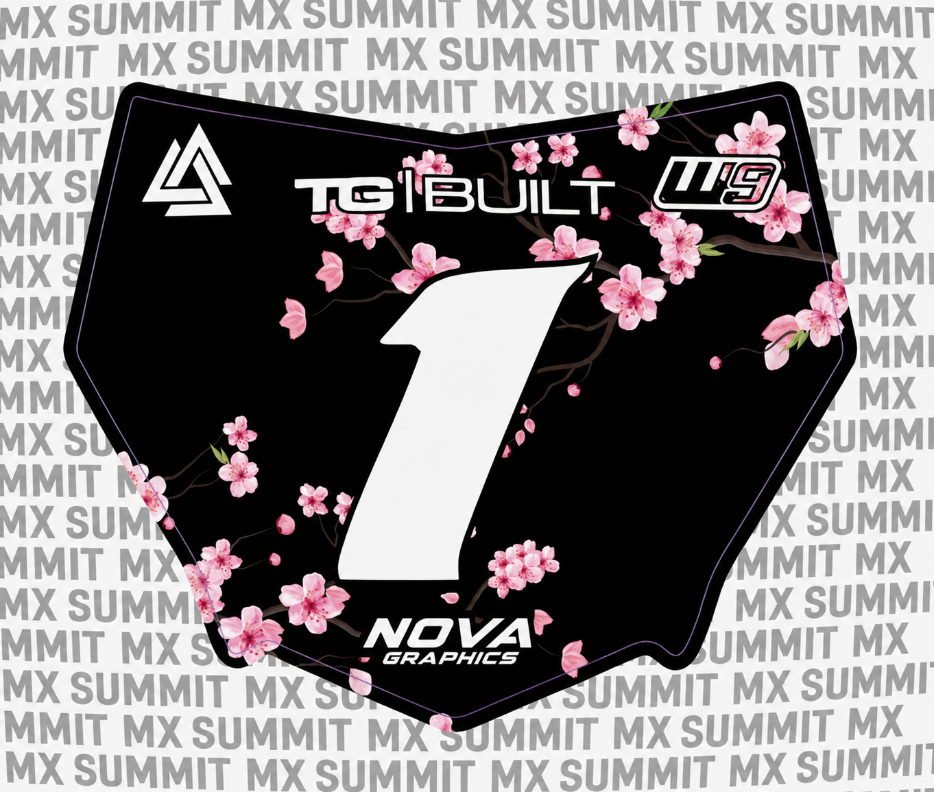 Flower decal